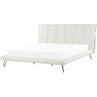 Beliani Bett Creme, Textil, 180x200 cm