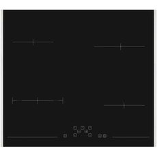 Bild von KH-6V08FT0K-EU Autarkes Kochfeld/Strahlenbeheizt / 60 cm/Seitlicher Edelstahlrahmen / 4 Kochzonen/Bräterzone/TouchControl