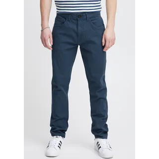 Blend Stoffhose "BHEdford pants" mit Markenlabel, aus Baumwollmischung, Regular Fit, knöchellang, ensign blau
