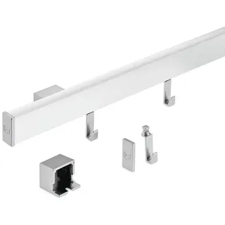 HKT Küchenreling , Edelstahlfarben , Metall , 90x3.5x1.7 cm , erweiterbar , Küchen, Küchenmöbel