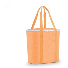 reisenthel thermoshopper Kühltasche für den Einkauf oder das Picknick mit 2 Trageriemen Aus wasserabweisendem Material, Farbe:twist apricot