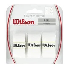 Wilson Pro Overgrip Perforated 3er Pack, weiß