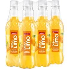 Die Limo von granini Orange-Lemongras (6x 500ml), natürlich erfrischend, mit Geschmack aus echten Früchten, ohne Süßungsmittel und Konservierungsstoffe, vegan