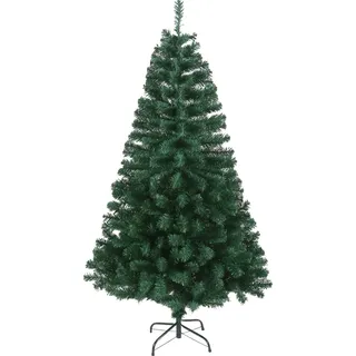 SVITA künstlicher Weihnachtsbaum Tannenbaum Deko Christbaum Kunstbaum PVC 210 cm - Grün