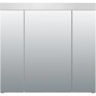 trendteam smart living - Spiegelschrank Spiegel - Badezimmer - Devon - Aufbaumaß (BxHxT) 80 x 75 x 16 cm - Farbe Weiß - 210740501