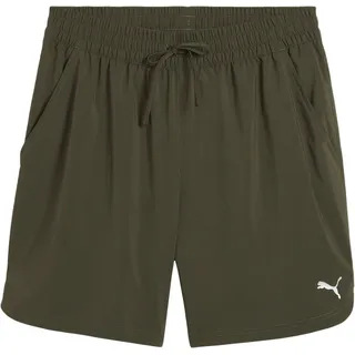 Puma M Studio Foundation Short, Unisex Gestrickte Shorts, Dark Olive, 525965