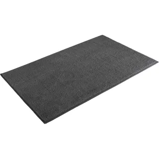 Badematte OTTO HOME "Vanessa, Badvorleger, Badezimmer Teppich" Gr. 1, grau (anthrazit), H:10mm, Polyester, Badematten, Badematte, Badteppich, weiche Haptik, unifarben, Topseller