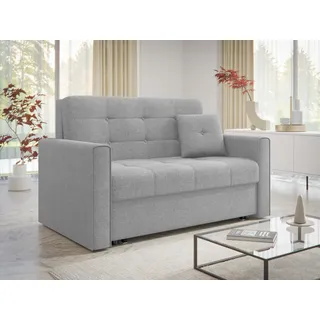 Mirjan24 Schlafcouch 2-Sitzer Grau