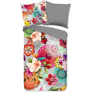 Duvet cover HIP 135x200 + 1* 80x80 cm - Mandals and flowers - Bunt