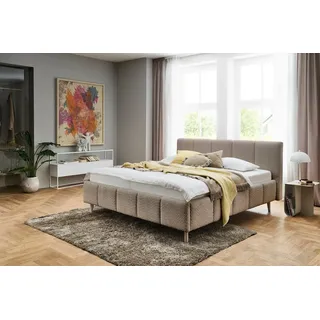 Meise Möbel Polsterbett Alva 180 x 200 cm Beige