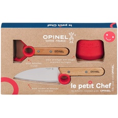 Bild Le petit Chef - Kinder Kochmesser Set - 3 teilig - Kochmesser - Fingerschutz - Sparschäler - rostfrei