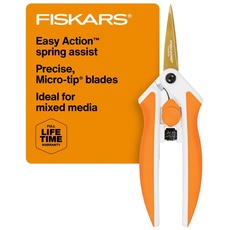 Fiskars 190520-1001 Titan Micro-Tip Easy Action Schere, 6 Zoll, orange, US import