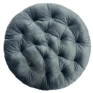 SuperKissen24. Rundes Hängesessel Kissen 40 x 40 cm Anthrazit