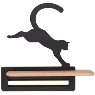 Kinderwandleuchte , Schwarz , Holz, Metall, Holzwerkstoff , Eiche , 12x29x27 cm , RoHS, Europäischer Sicherheitsstandard , einfach zu transportieren , Lampen & Leuchten, Innenbeleuchtung, Kinderzimmerlampen, Kinderwandleuchten