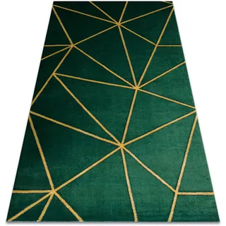 RugsX Emerald Teppich 240 x 330 cm Flaschengrün/Gold