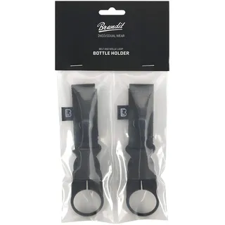 Brandit Textil Brandit Belt and Molle Loop Bottle Holder 2 Pack black Gr. OS