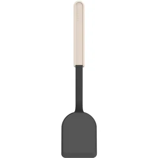 Mepal - Pfannenwender Chef it - Für antihaftbeschichtetes Kochgeschirr - Hitzebeständiges Silikon: bis zu 200°C - Spülmaschinengeeignet - Küchenutensilien - 32 cm - Chalk