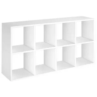 MÖBELPARTNER Pisa Regal 110 x 56 x 33 cm Weiß