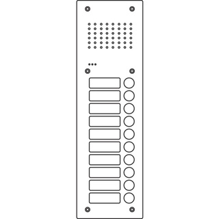 Türstation Acero Pur Edelstahl 10WE 1811225