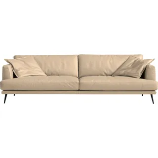 Egoitaliano 2,5-Sitzer »Sophia, Designsofa mit extrakomfortablem Sitzkomfort« Daunenfederung, inkl. 2 Kissen, beige