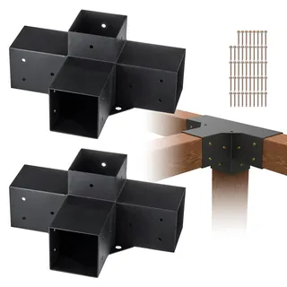 Vevor Pfostenverbinder 2er Set 340 x 220 x 152