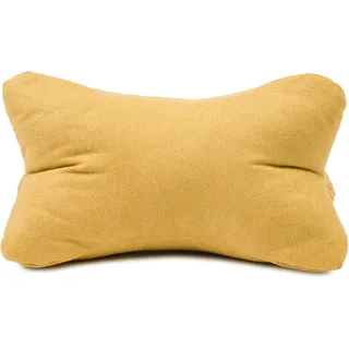 Gözze - Kuschelweiches Lesekissen Darco, Ideal als Sofakissen oder Leseknochen, 40 x 25 cm - Senf