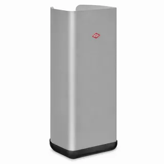 Wesco Papierrollenhalter Loft aus pulverbeschichtetem Stahlblech Metall und Kunststoff in der Farbe Cool Grey Matt, Maße: 13,5cm x 13cm x 32cm, 322 106-79