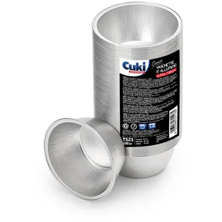 Cuki Professional Aluminiumschalen rund Ø 9 cm x H 3,5 cm