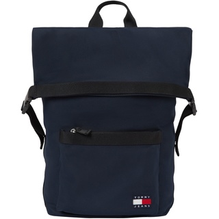 Tommy Jeans Herren Rucksack Daily Rolltop Backpack Handgepäck, Blau (Dark Night Navy), Einheitsgröße