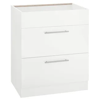 WIHO KÜCHEN Kochfeldumbauschrank Flexi2 60 x 57 x 82 cm Weiß