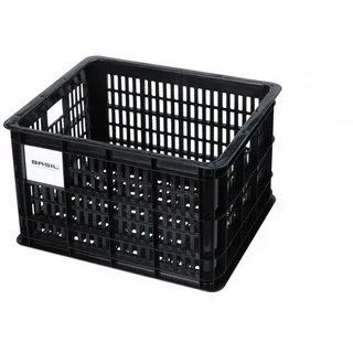 Basil Crate M 29.5l - Black - One Size
