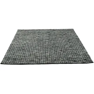 Wollteppich THEKO "Tauern" Gr. 2, grau (dunkelgrau), B:70cm H:10mm L:140cm, Wolle, Teppiche, Wollteppich, Handweb Teppich, reine Wolle, handgewebt