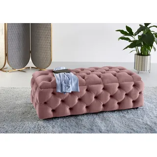 Home Affaire Polsterhocker KALINA 120 x 45 x 55 cm Rosa