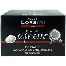 Caffè Corsini Espresso Gemahlener Kaffee 150 ESE Pods, 1600 g