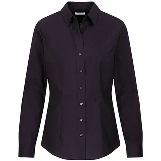 Seidensticker Damen Bluse - Hemdbluse - Kelchkragenbluse - Klassisch - Elegant - Bügelleicht - Slim Fit - Kurzarm - Uni - 100% Baumwolle