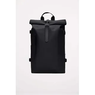 Rains Rolltop Rucksack Large Schwarz