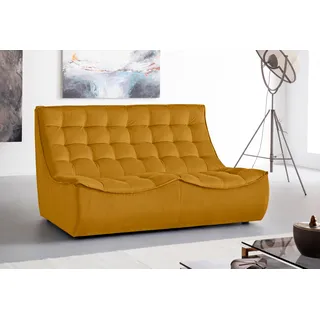 CALIA ITALIA 2-Sitzer »Banjo, italienisches Doppelsofa, als 2-Sitzer oder als Modulsofa« Design und Komfort im Einklang, orange