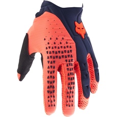 Fox Racing Pawtector Motocross-Handschuh, Marineblau/Orange, Größe S