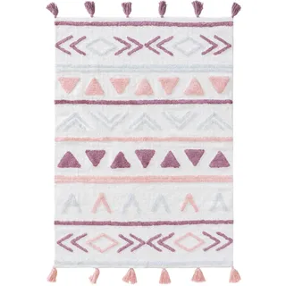 Lytte Waschbarer Kinderteppich Levi Rosa 120x170 cm - Waschbarer Teppich für Kinderzimmer