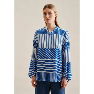Seidensticker Klassische Bluse Blau XS