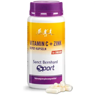Kräuterhaus Sanct Bernhard Vitamin C+Zink Depot-Kapseln 180 St.