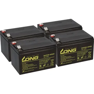 KungLong Kompatibler Akku E-Roller E-Scooter Quad E Bike 48V 4x 12V 15Ah AGM