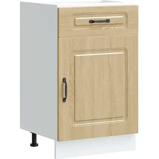 vidaXL Küchenunterschrank Kalmar Sonoma-Eiche Holzwerkstoff - Braun