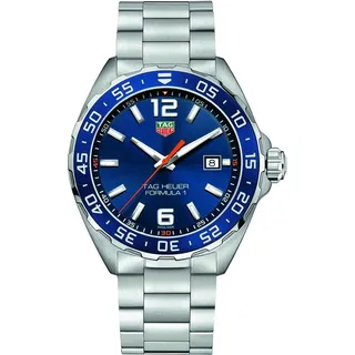Tag Heuer Formula 1 Date Herrenuhr silber blau WAZ1010.BA0842 - Silber