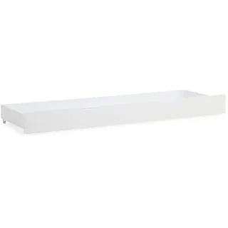 Homestyle4u Bettschubkasten Weiß 196/17,5/63 cm , Holz , Schlafzimmer, Betten, Bettgestelle- Einzelteile, Bettkästen