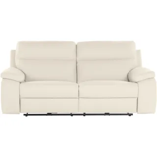 Calia Italia Couch Leder 3-Sitzer Weiß