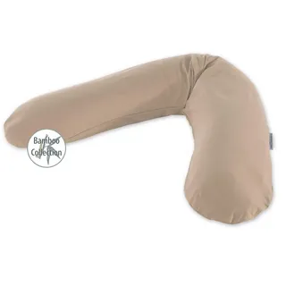 Theraline Stillkissen , Cappuccino , Textil , 42 l , Füllung: Polystyrol , 190x40 cm , Oeko-Tex® Standard 100 , Bezug abnehmbar, Bezug waschbar, schadstoffgeprüft, mit Reißverschluss , Füttern, Stillen, Stillkissen