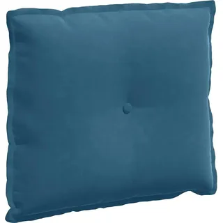 Rückenkissen Blau 60 x 50 cm Cordstoff - Blau
