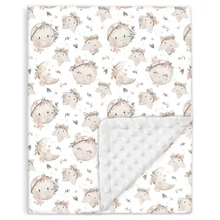 Babydecke - Kinderbettdecke - Baby Bettdecke Aus Weicher Oeko-tex Baumwolle - 75x100 - Kuscheldecke Kinder - Geburtsgeschenk Junge Mädchen - Babydecke Mit Noppen - Baby Bettwäsche - Baumwolldecke