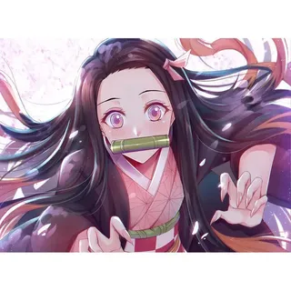 Anime Demon Slayer 1000 Teile Puzzle Kinder Brettspiele Jigsaw Holzpuzzle - Nezuko